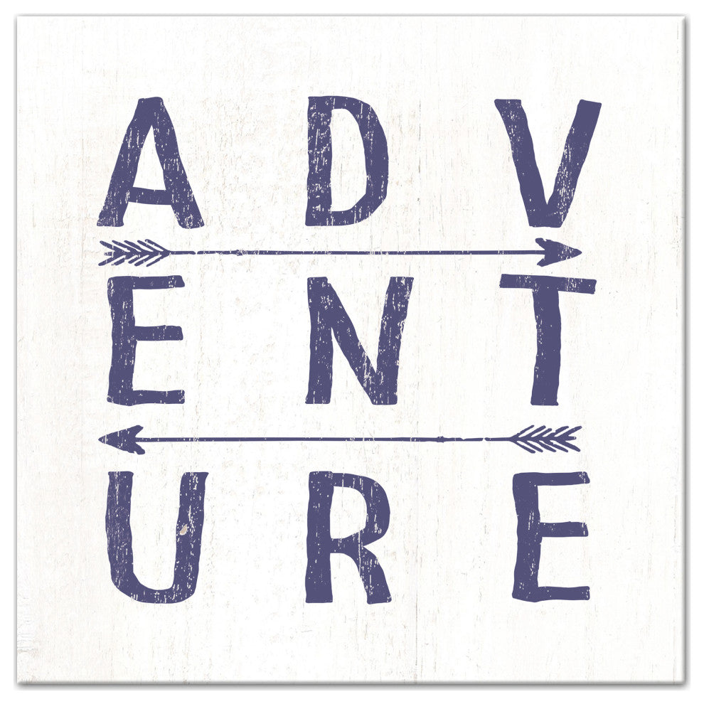 Adventure Arrows 16x16 Canvas Wall Art