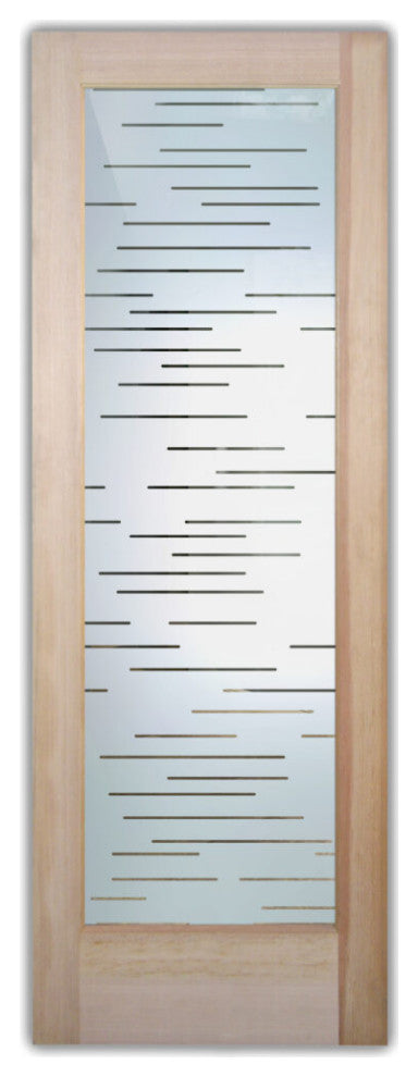 Interior Prehung Door or Interior Slab Door - Finer Lines - Primed - 24" x...