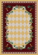 High Country Rooster Rug, Yellow, 4''x5'', Rectangle