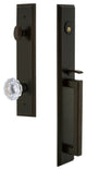 Carre' 1-Piece Dummy Handleset, D Grip and Fontainebleau Knob, 849062