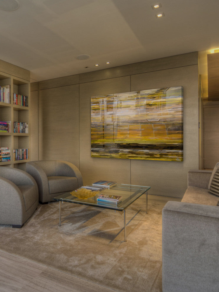 "Do Not Hold Doors" Print on Canvas, 18"x12"