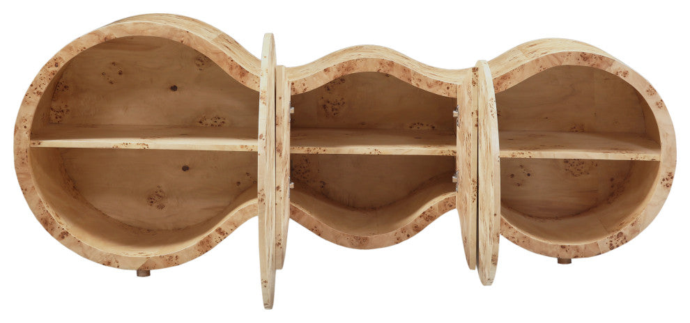 Sono Black Sideboard/Buffet, Natural