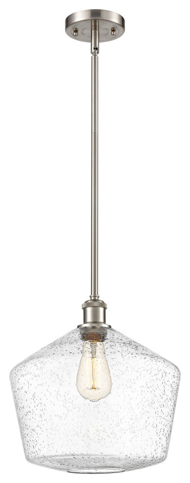 Innovations 516-1S-SN-G654-12-LED 1-Light Mini Pendant, Brushed Satin Nickel