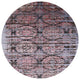 Ahgly Company Indoor Round Mid-Century Modern Area Rugs, 5' Round