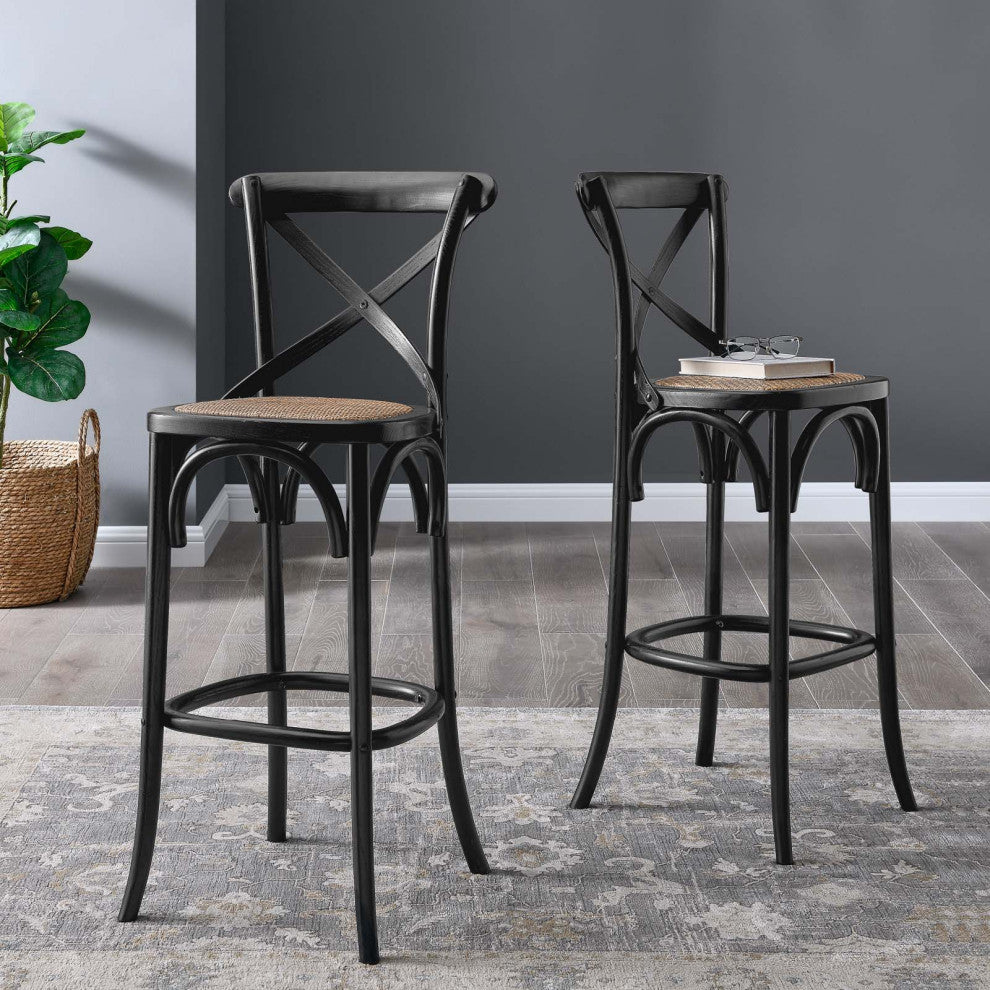 Gear Bar Stool, Black