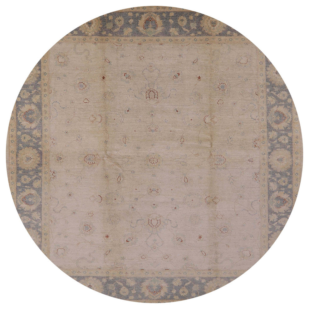 Ahgly Company Indoor Round Mid-Century Modern Area Rugs, 3' Round