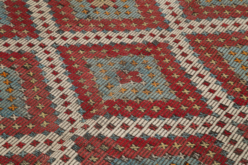 Rug N Carpet - Handmade Oriental 6' 0'' x 10' 1'' Rustic Wool Kilim Rug