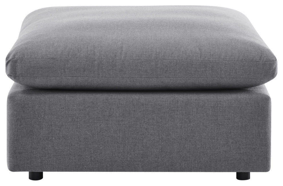 Modular Lounge Sectional Deep Sofa Set, Sunbrella, Gray, Modern, Outdoor
