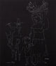 Joseph Wolins "Village Woman and Child" Lithograph