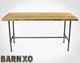 Table, Reclaimed Wood Thin Plank, Reclaimed Barn Wood, Antique Oak, 30x60x30