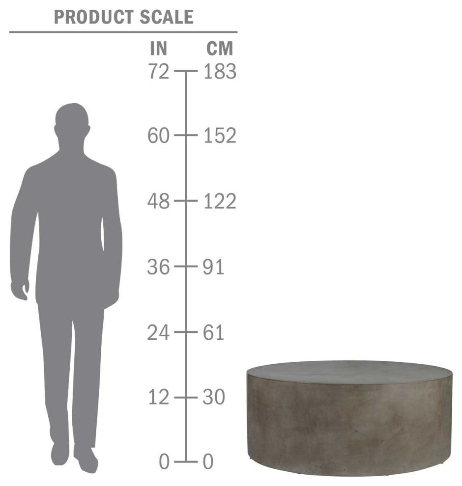 Grand Louis Coffee Table - Slate Grey Outdoor Coffee Table