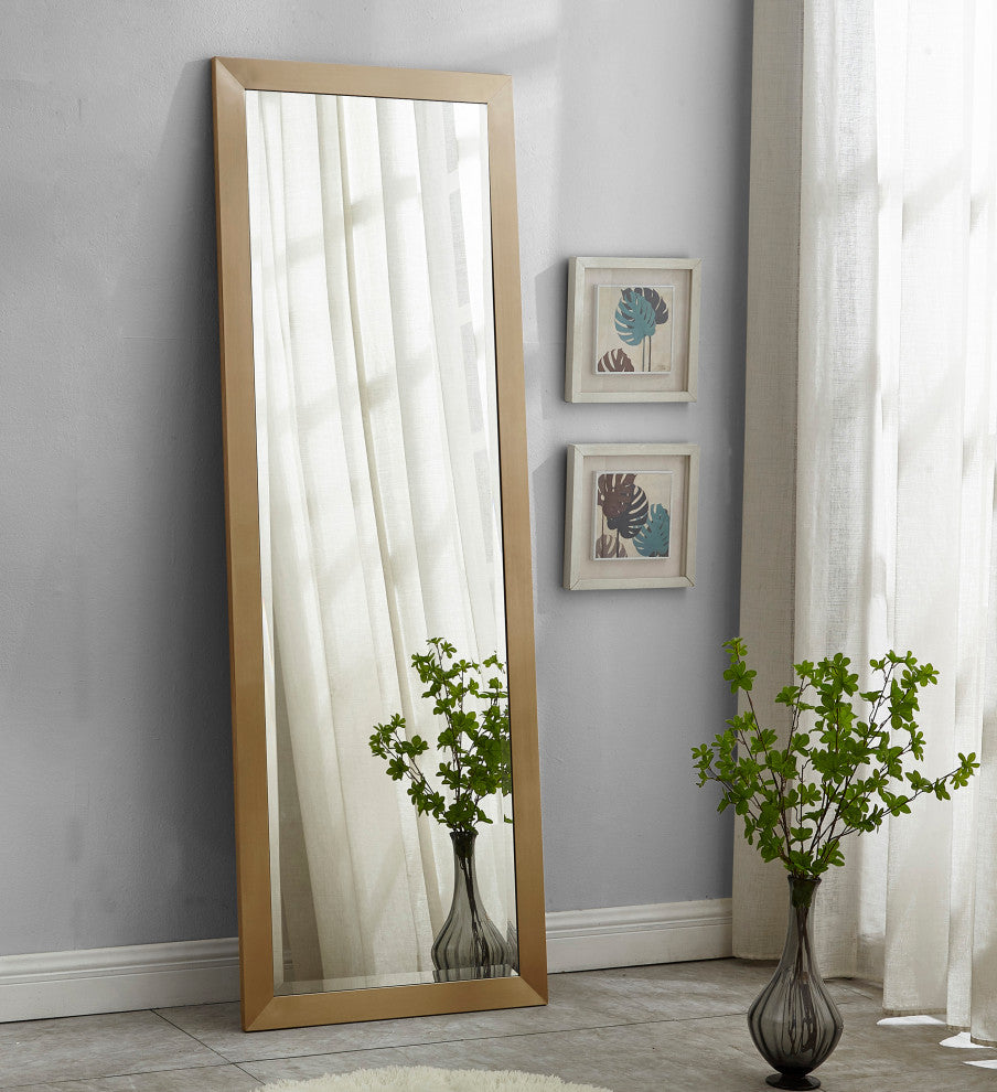 Hepburn Mirror, Brushed Gold