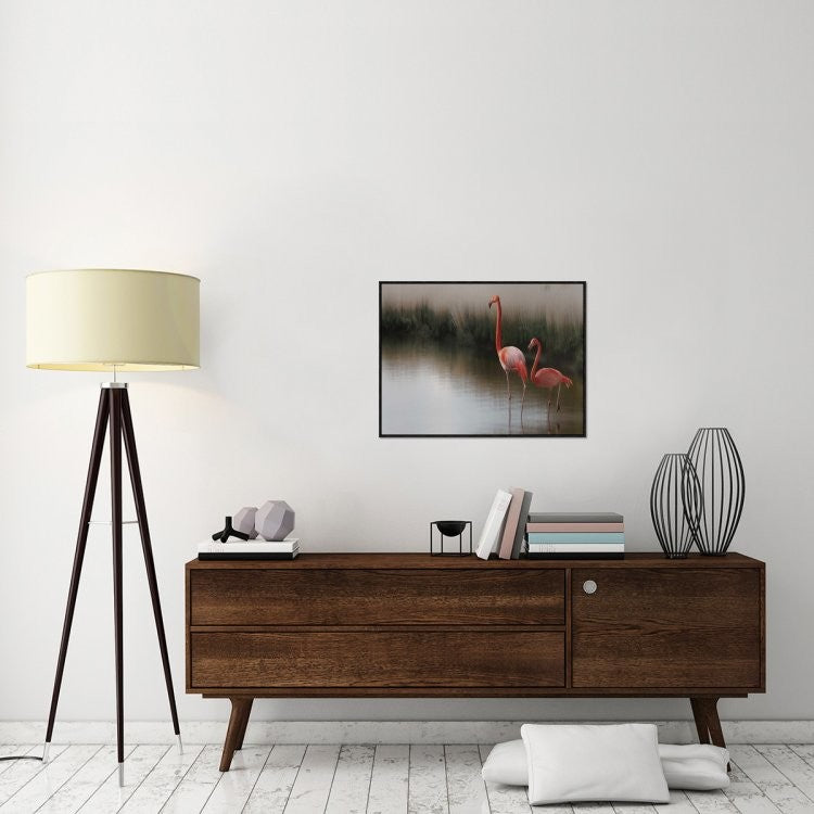 "Untitled" Framed Canvas Giclee by Anna Cseresnjes, 31x23"
