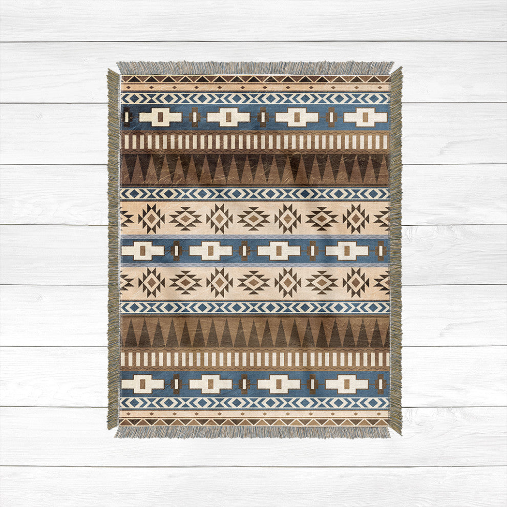 Laural Home Sedona Canyon 50" X 60" Woven Throw Blanket