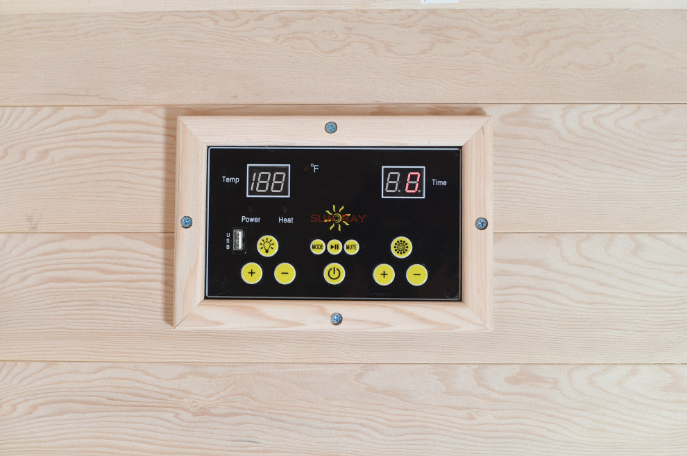 Waverly 3-Person Outdoor Traditional Sauna ,Electric Heater