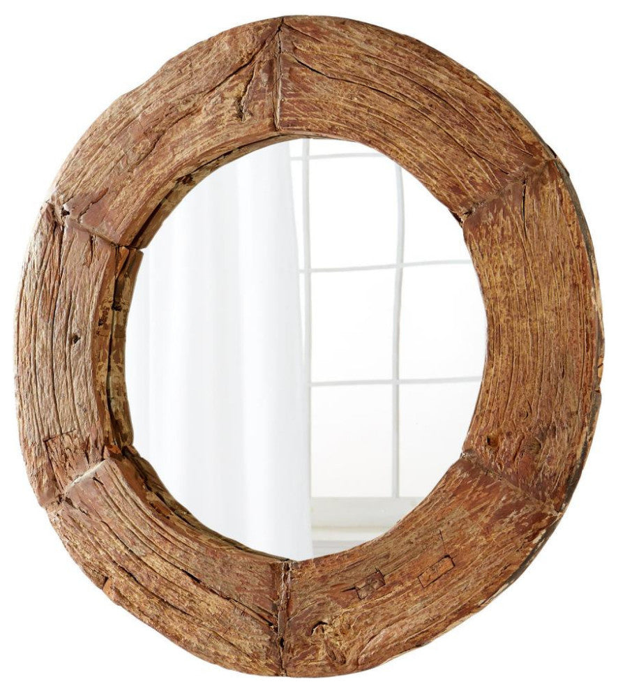 Wagon Mirror, Walnut, Wood MDF and Mirrored Glass, 50"H (6965 M6G7G)