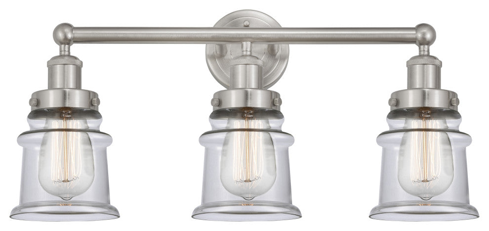 Innovations 616-3W-SN-G182S 3 Light Bath Vanity Light, Brushed Satin Nickel