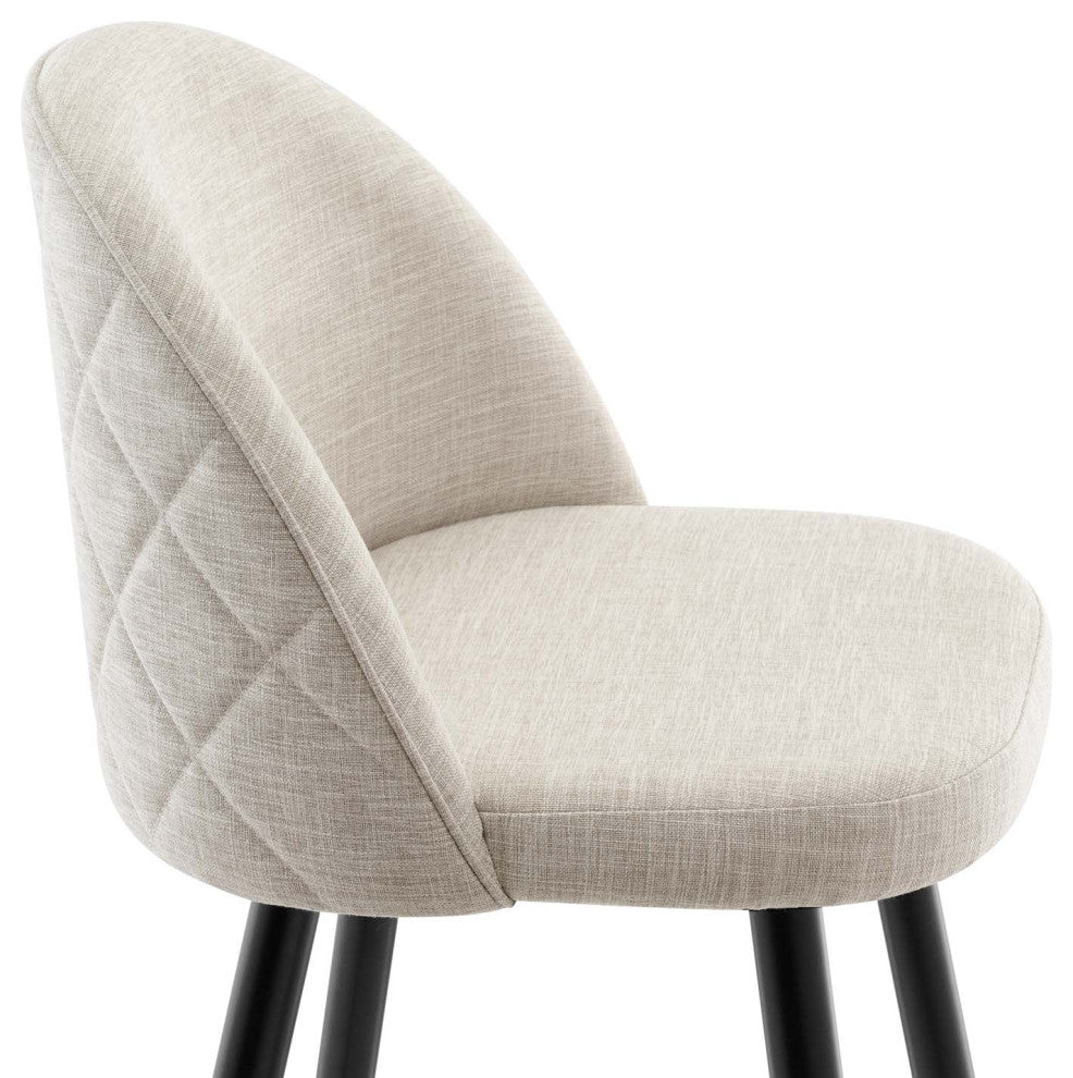 Cordial Fabric Bar Stools - Set of 2-Beige