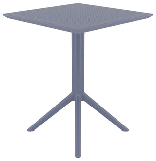 Sky Square Folding Table 24 inch Dark Gray