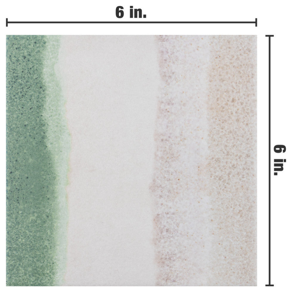 Matter Canvas Bone Green Porcelain Floor and Wall Tile