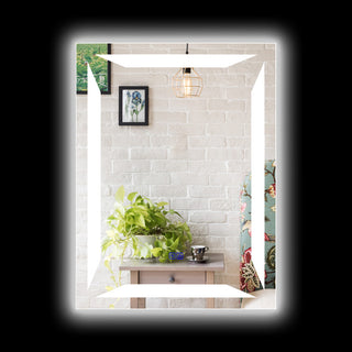 CHLOE Lighting LUMINOSITY Rectangular TouchScreen LED Mirror