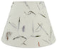 Aspen Creative 32688 Hardback Empire Spider Lamp Shade, Off White 7"x13"x9 1/2"