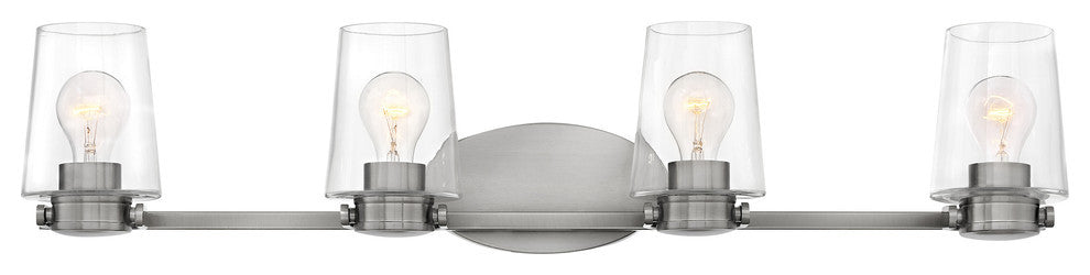 Hinkley Branson Bath 4-Light Vanity, Brushed Nickel