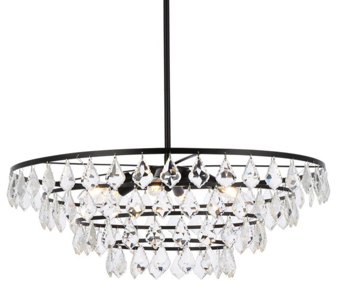 Evan 28" Pendant, Black