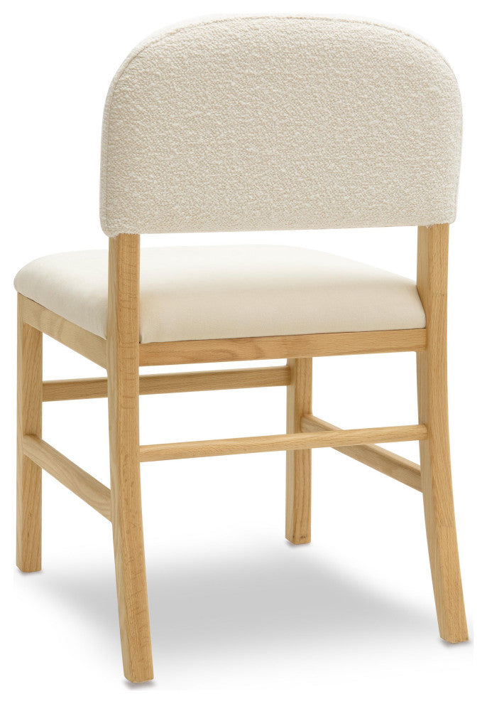 Calla Performance Velvet Dining Chair, Cream