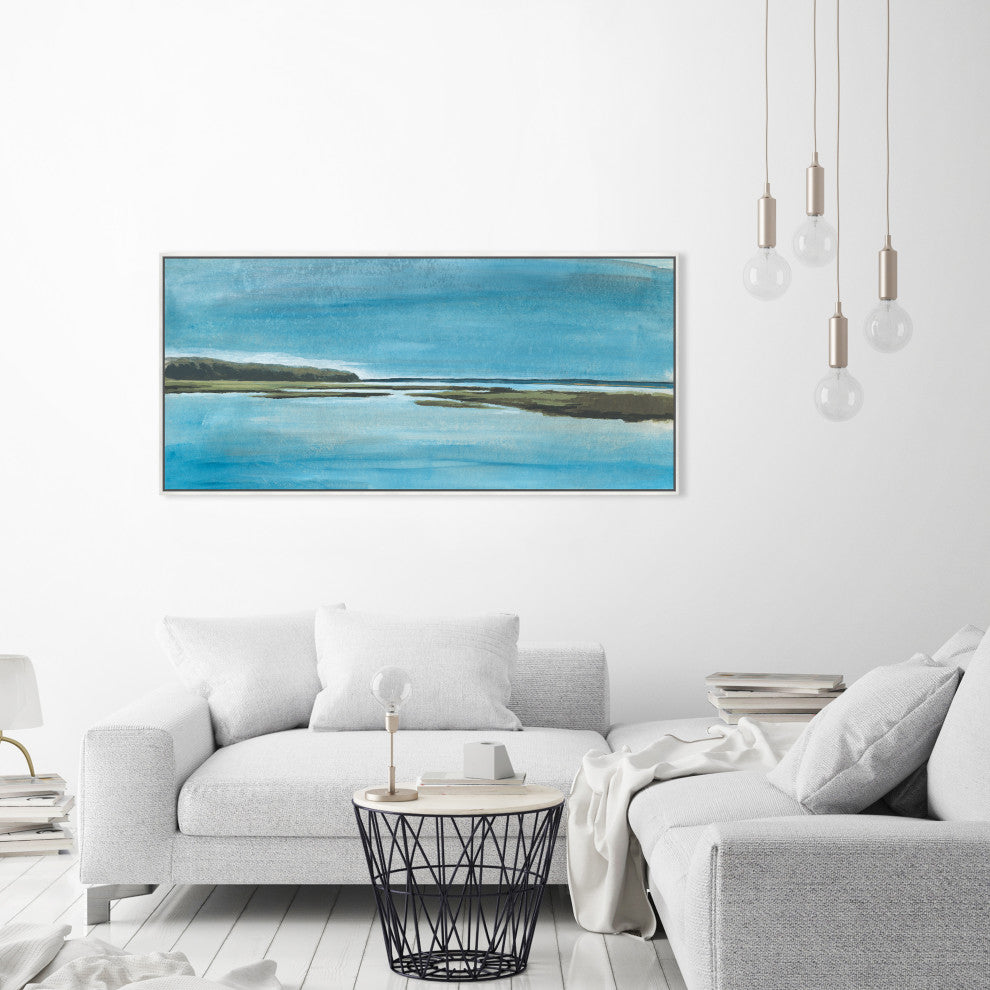 Blue Strands, 79 x 36