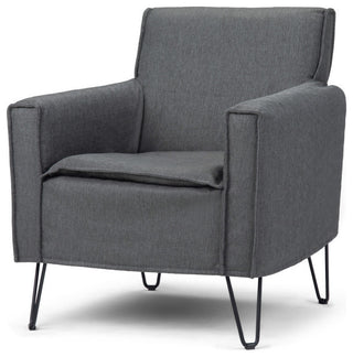 Warren Accent Chair with Hairpin Legs