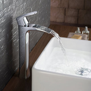 Eviva Lulu One Handle Bathroom Faucet, Chrome