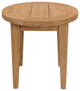 Brisbane Teak Wood Outdoor Patio Side Table, Natural