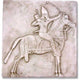 Assyrian Horseman Frieze Garden Animal Statue