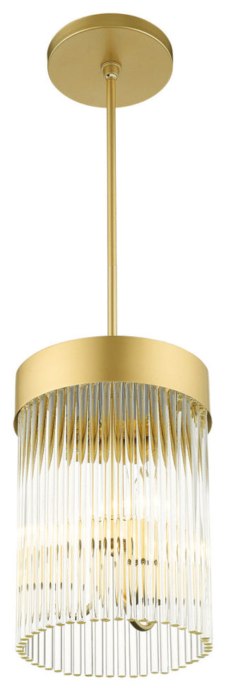 Livex Lighting Norwich 3 Light Soft Gold Chandelier