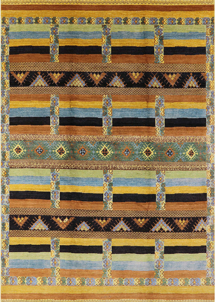 Ahgly Company Indoor Rectangle Mid-Century Modern Area Rugs, 6' x 9'
