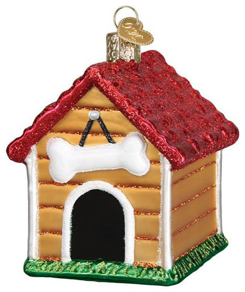 Old World Christmas Dog House Ornament for Christmas Tree