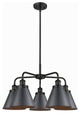 Innovations Ballston Urban 5 26" Chandelier Matte Black