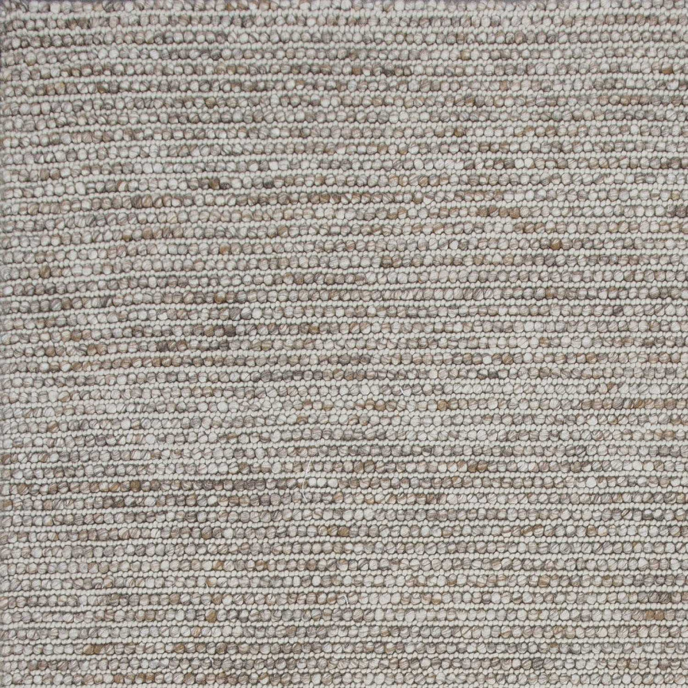 HomeRoots 7' x 9' Wool Natural Area Rug