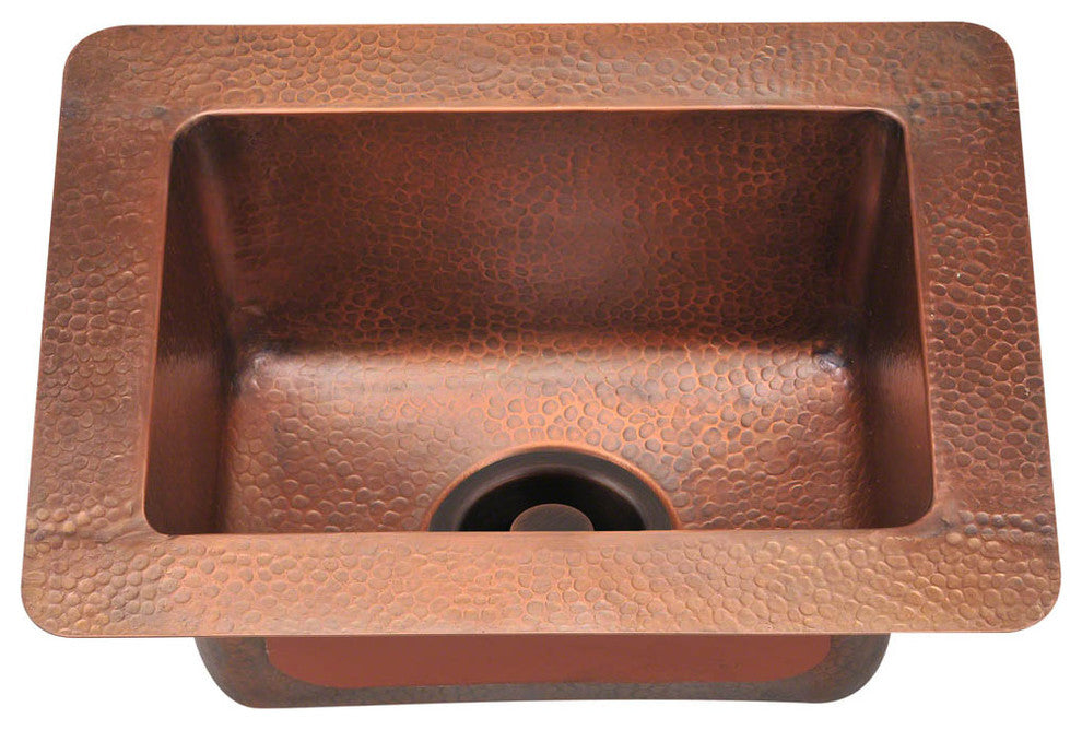 P509 Small Single Bowl Copper Sink
