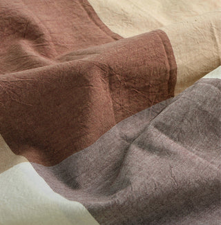 Buffalo Washed Cotton 3-Piece Duvet Set, Caramel, King