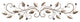Sparkle Gold Metal Leaves and Bling Over the Door D"cor