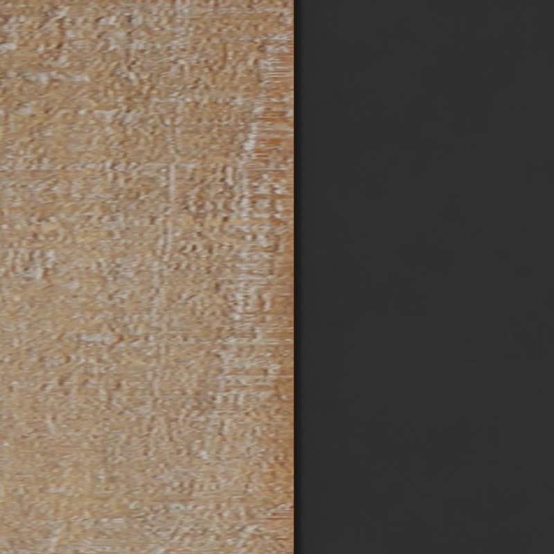 Comerford 3 Piece Metal and Wood Organizer Set, Black