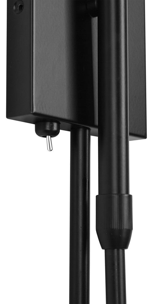 Zlite 1942-2S-MB 2-Light Wall Sconce, Matte Black Outer/Gold Inner