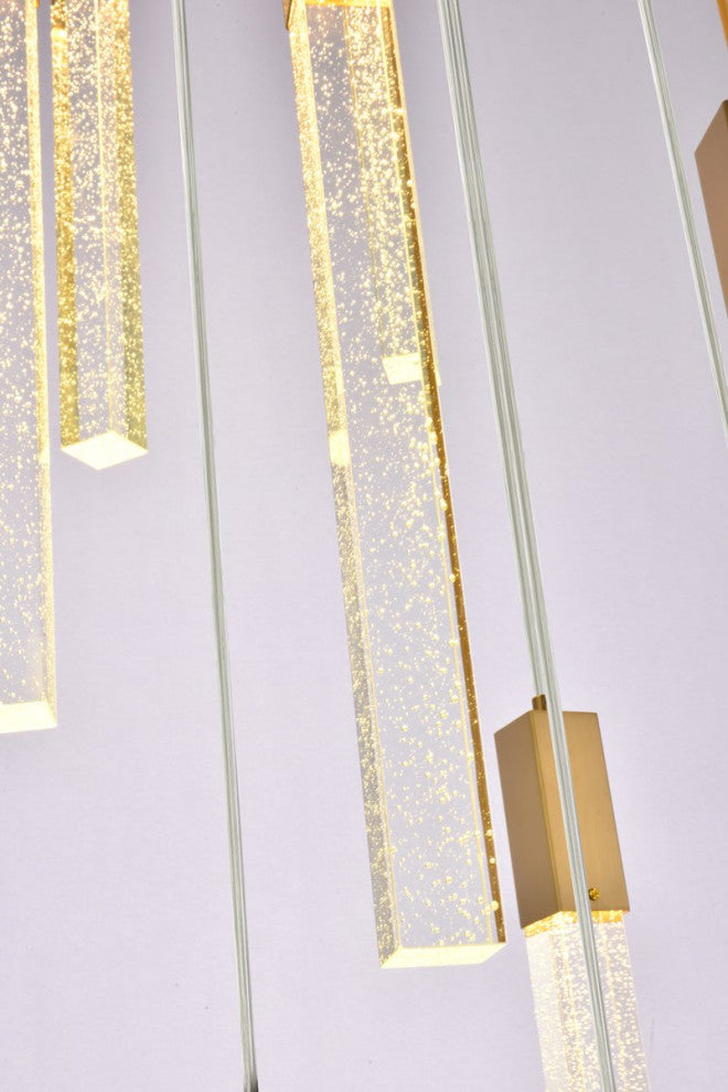 Wade 8-Light Pendant, Satin Gold