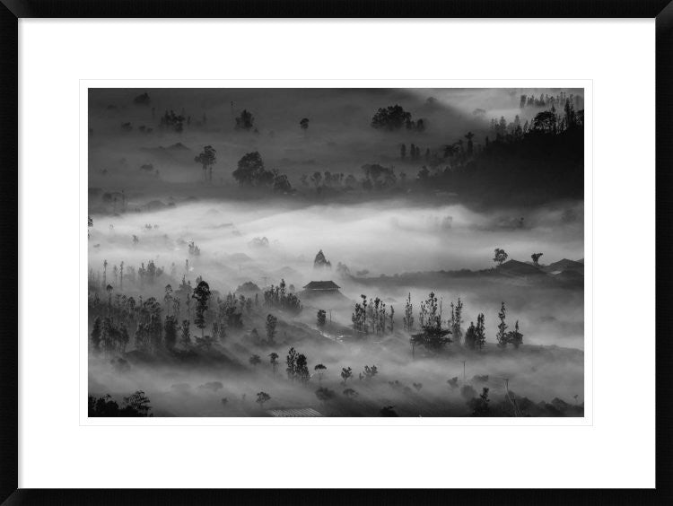 "Blanket" Framed Digital Print by Efraim Dastanta Ginting, 30x22"
