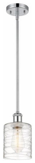 Innovations 516-1S-PC-G1113 1-Light Mini Pendant, Polished Chrome