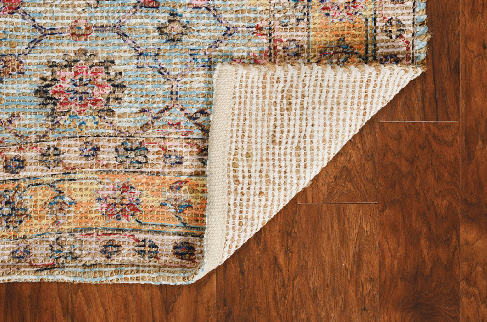 KAS Morris 2225 Spa Hudson Area Rug, 5'x7'
