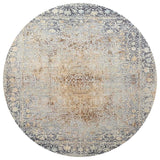 Ahgly Company Indoor Round Mid-Century Modern Area Rugs, 3' Round