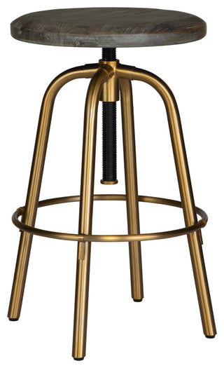Revolve Brass Counter Stool